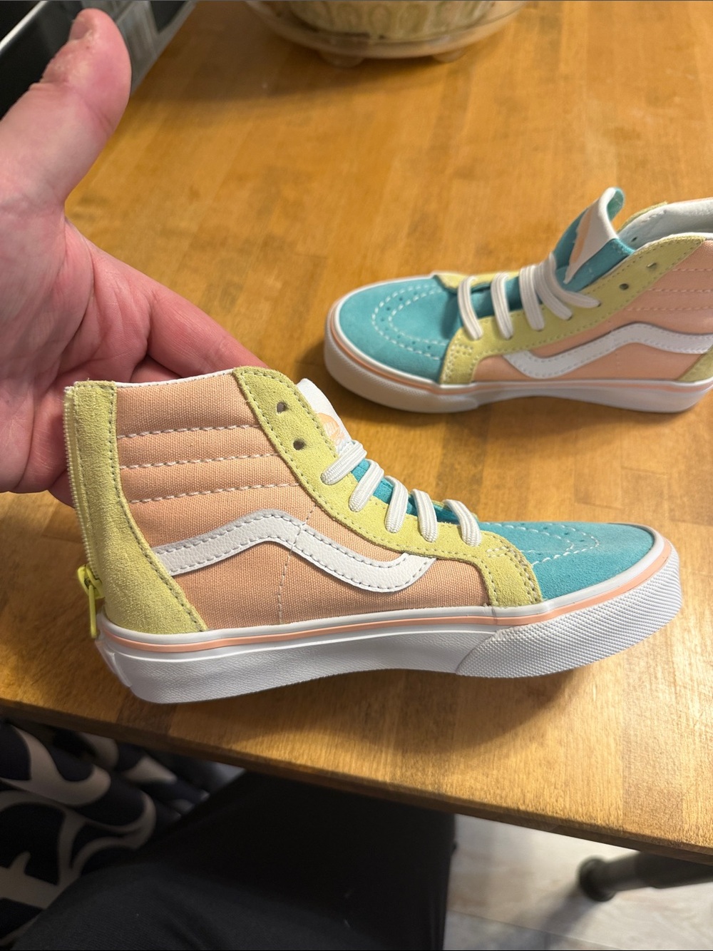 Vans high tops 13 kids uk 12.5